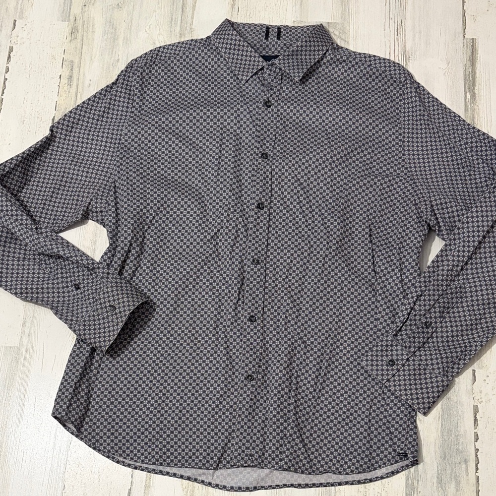 Robert Graham Tailored Fit Patterned Button Down Size 3XL